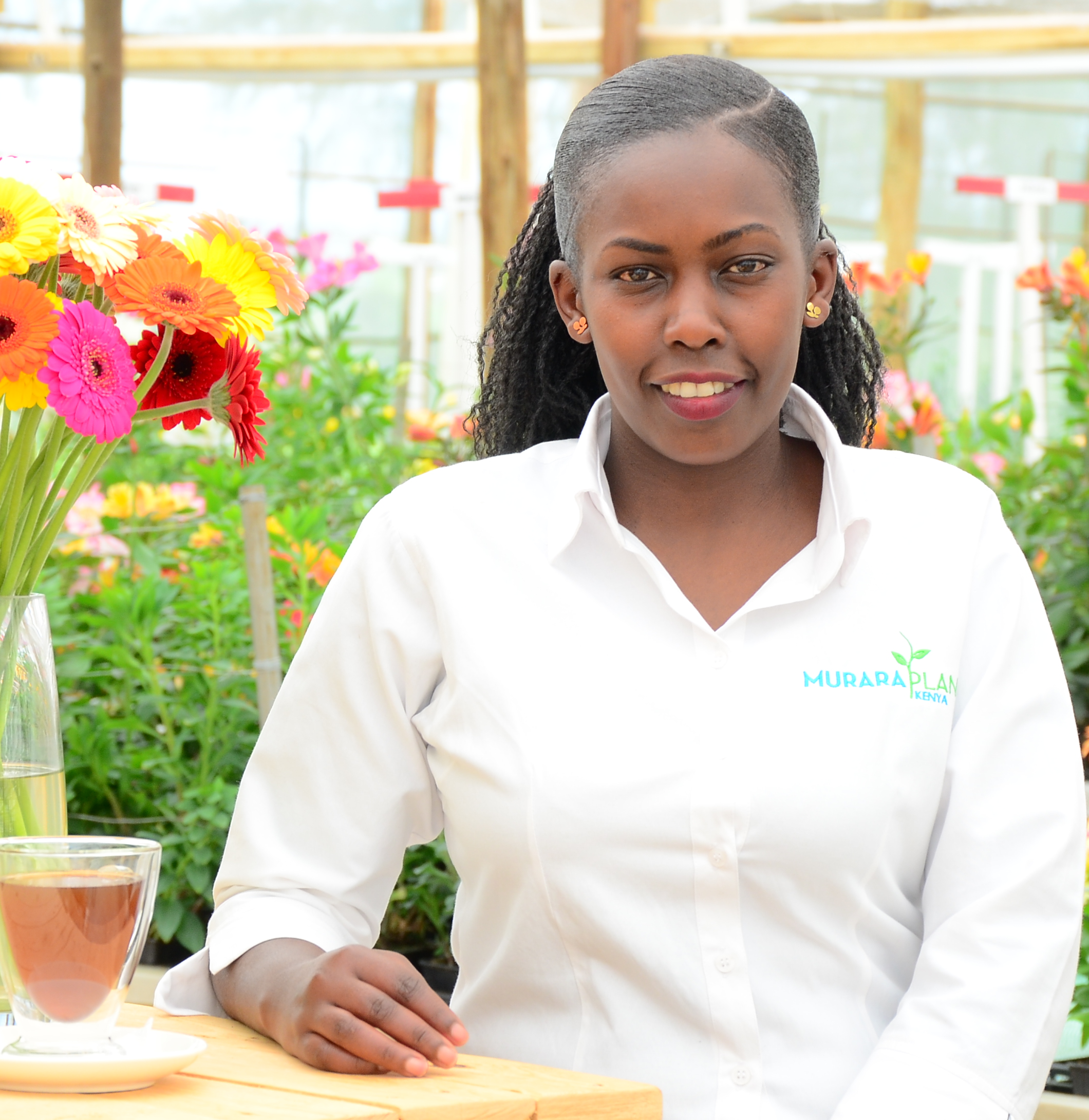 Emma Ruto. Head of Department-Alstroemeria. Murara Plants Ltd